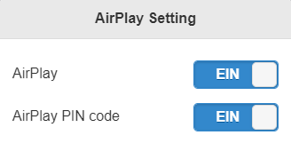 AirPlay PIN