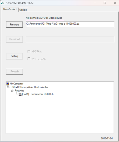 EZCastUpdate.exe ausführen