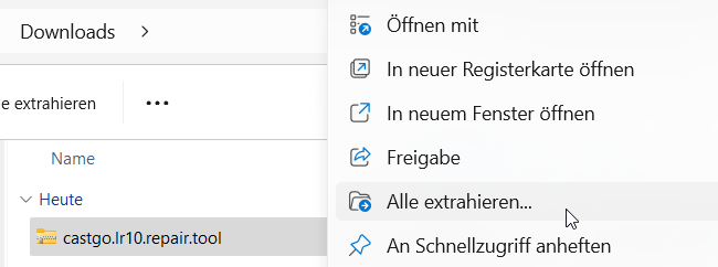 CastGo.LR10.Repair.Tool.zip extrahieren